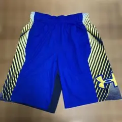 Under Armour バスケットボールパンツ 青/黄色　M