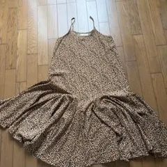 美品sango ヒョウ柄 キャミワンピースのサムネイル