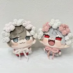 にじまるっと フラワーヘッドドレス お花モチーフ 2個セット