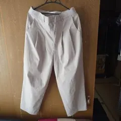 リメール　ベージュ系 ワイドパンツ Lサイズ