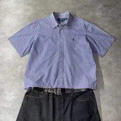 Ralph Lauren ラルフローレン 半袖チェックシャツ 短丈 cboy - メルカリ