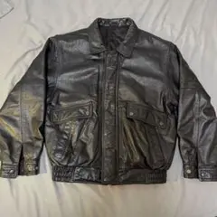 【極美品】80s vintage A-2 フライトジャケットLサイズ