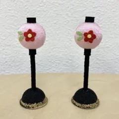 【新品】ちりめん絵付ぼんぼりのサムネイル