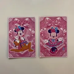 ミニーマウス ポストカード パルパルーザ クリスタルパレスレストラン