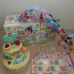 おしゃべりいっぱい パーティーケーキ　アルファベットパズル等セット