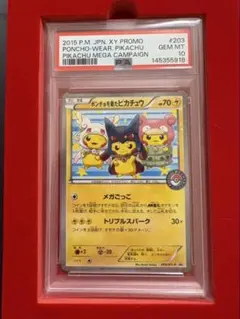 2026年最新】ポンチョを着たピカチュウ psa10の人気アイテム - メルカリ