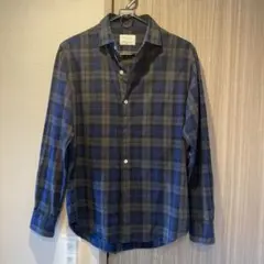 EDIFICE フランネルチェックシャツM