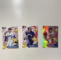 topps tokyo series 山本由伸　鈴木誠也　今永昇太　3枚セット