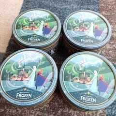 ディズニー　空き缶　お菓子缶　アナ雪　フローズンジャーニー