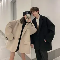 ブレザーウールのコートの女ショート2020秋冬新モデル