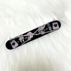 IQOSドアカバーデコ　ピンク　黒　量産型　地雷