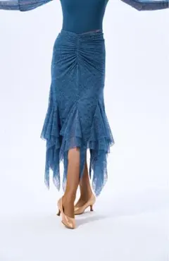 サイズxsーxl社交ダンス用スカート　スカートのみ