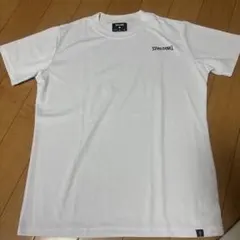 SPALDING バレーボール Tシャツ Lサイズ ホワイト