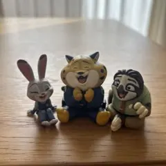 ズートピア　ガチャガチャ　三体セット