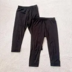 西松屋 ベビー服 冷感 スパッツ レギンス ブラック 黒 80 美品