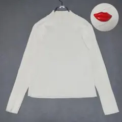 【美品 2023】グレースコンチネンタル ハイネックリブニットトップ グレー