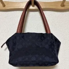 russet ラシット 黒 ハンドバッグ キューブ型のサムネイル