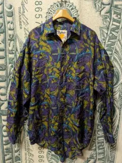 90s Protest シルク 長袖シャツ VINTAGE SILK100%のサムネイル
