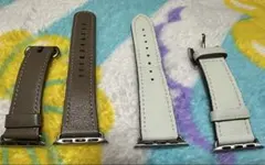 Apple Watch バンド レザー 2本セット