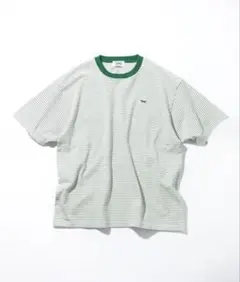TOWNCRAFT ボーダー Tシャツ グリーンのサムネイル