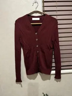 NOLLEY'S sophi リブ編み カーディガン