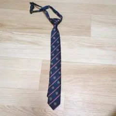 COMME CA ISM ネクタイ LLサイズ ネイビー/レッド