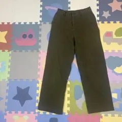 MUJI カーキワイドパンツMサイズ