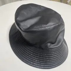 HARE リバーシブル バケットハット レザー