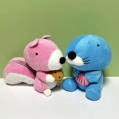 ぼのぼの ぬいぐるみ シナダグローバル シマリスくん 2点セット まとめ売り