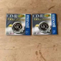 Maxell CD-R 700MB 48倍速対応 2枚セット