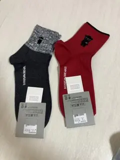 EMPORIO ARMANI メンズ ソックス 2足セット 25-27cm