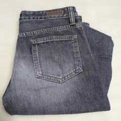 k*6様 BIG JOHN JEANS ブラックデニムストレートパンツ　　28イ