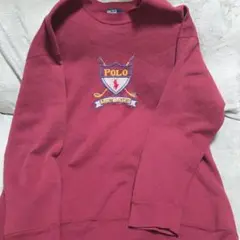 POLO RALPH LAUREN クルーネックスウェット ボルドーのサムネイル