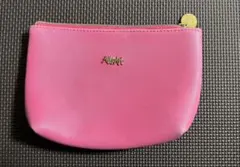 AHKAH ピンク ポーチ ゴールド