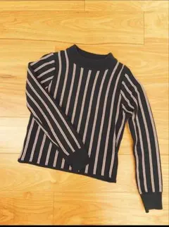 【値下げ！美品♡】earth music & ecology ストライプニット