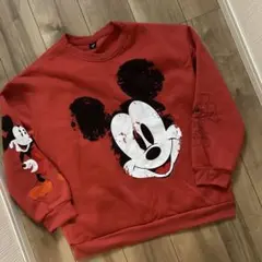 ミッキートレーナー　ボルドー　Ｍサイズ