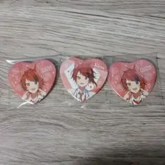 すとぷり 莉犬 ハート缶バッジ