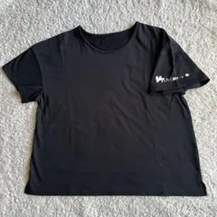 HIROKO BIS ヒロコビス　半袖Tシャツ　ロゴ入り　黒のサムネイル