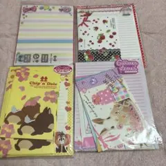 平成レトロ　レターセット　4つ