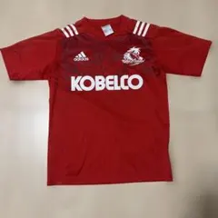 adidas KOBELCO ラガーシャツ レッド