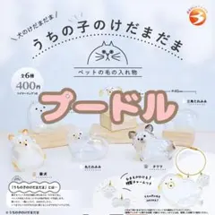 ラスト【プードル】 うちの子のけだまだま 犬のけだまだま バラ売り １つ