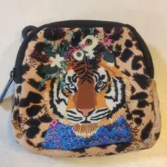 トラ柄 コインケース 小銭入れ