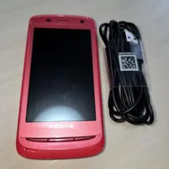 【ジャンク扱い】MEDIAS IS11N 本体のみ 充電ケーブル付 電源OK