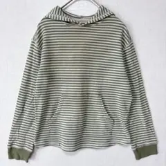 Epic Threads ボーダー Tシャツ 長袖 緑 140 150 キッズ