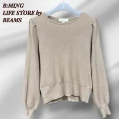 B:MING LIFE STORE by BEAMS ニットセーター長袖 ラメ