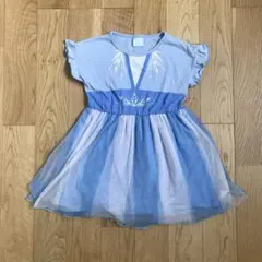 アナと雪の女王風　ワンピース　120cm