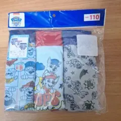 110cm　下着3枚組　パウパトロール