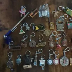 レトロ　キーホルダー　46個