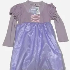 【新品】ディズニープリンセス　ラプンツェル　長袖 ワンピース 120cm