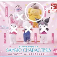 サンリオキャラクターズ ミニチュアチャーム～ライブキャラクター～　ポムポムプリン